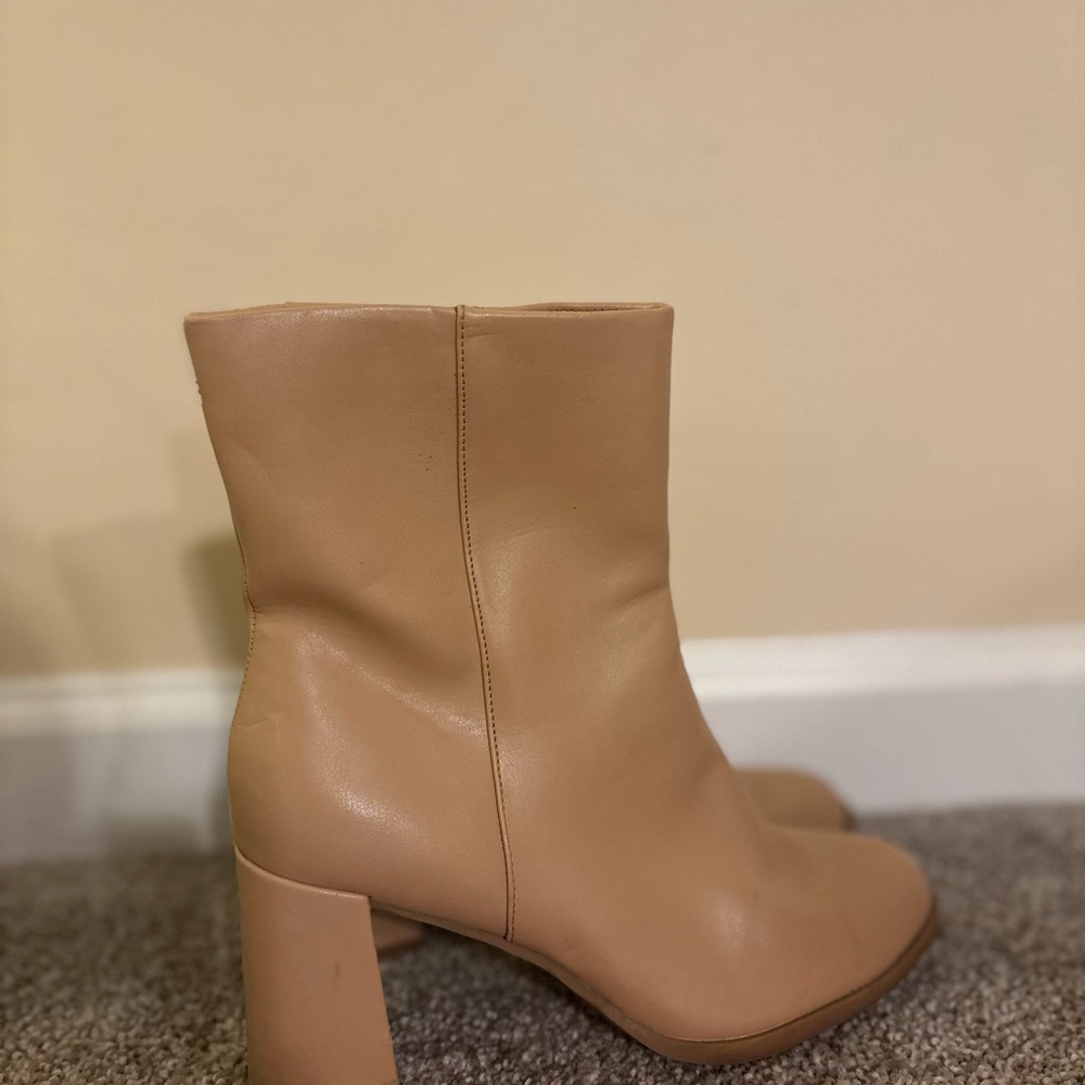 Target Tan Heeled Boots